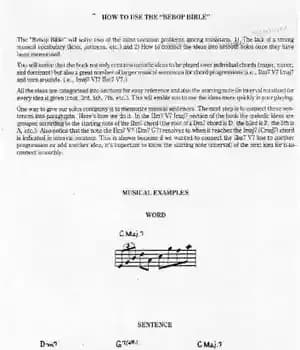 دانلود کتاب The Bebop Bible