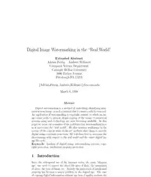دانلود کتاب Digital Image Watermarking in the Real World