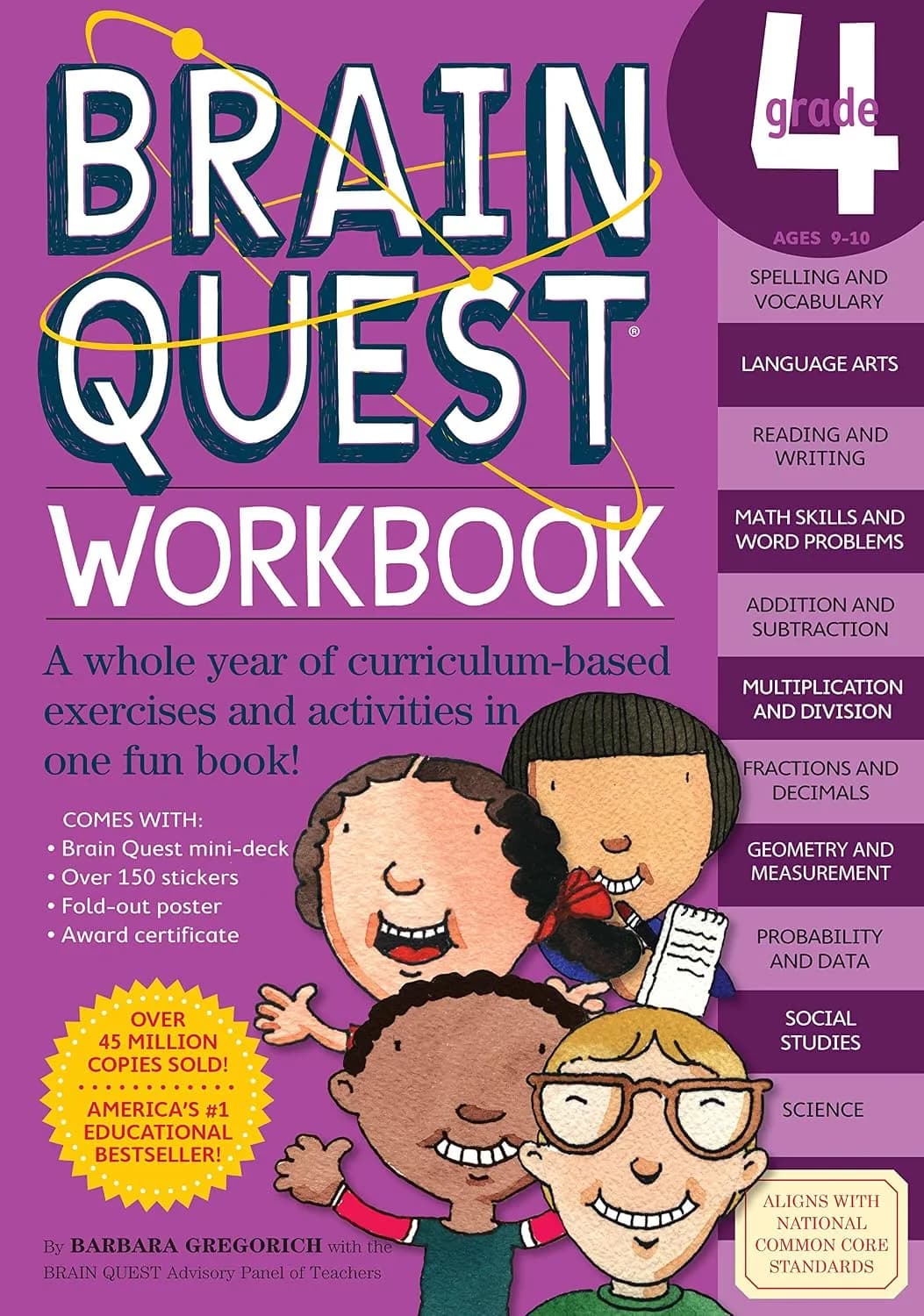 و دانلود نسخه کامل کتاب Brain Quest Workbook: Grade 4 – pdf