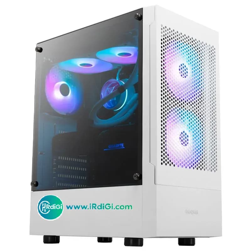کیس گیمینگ i3 نسل ۱۲ با کارت گرافیک RX 580 و رم ۱۶ گیگابایت — تصویر ۴