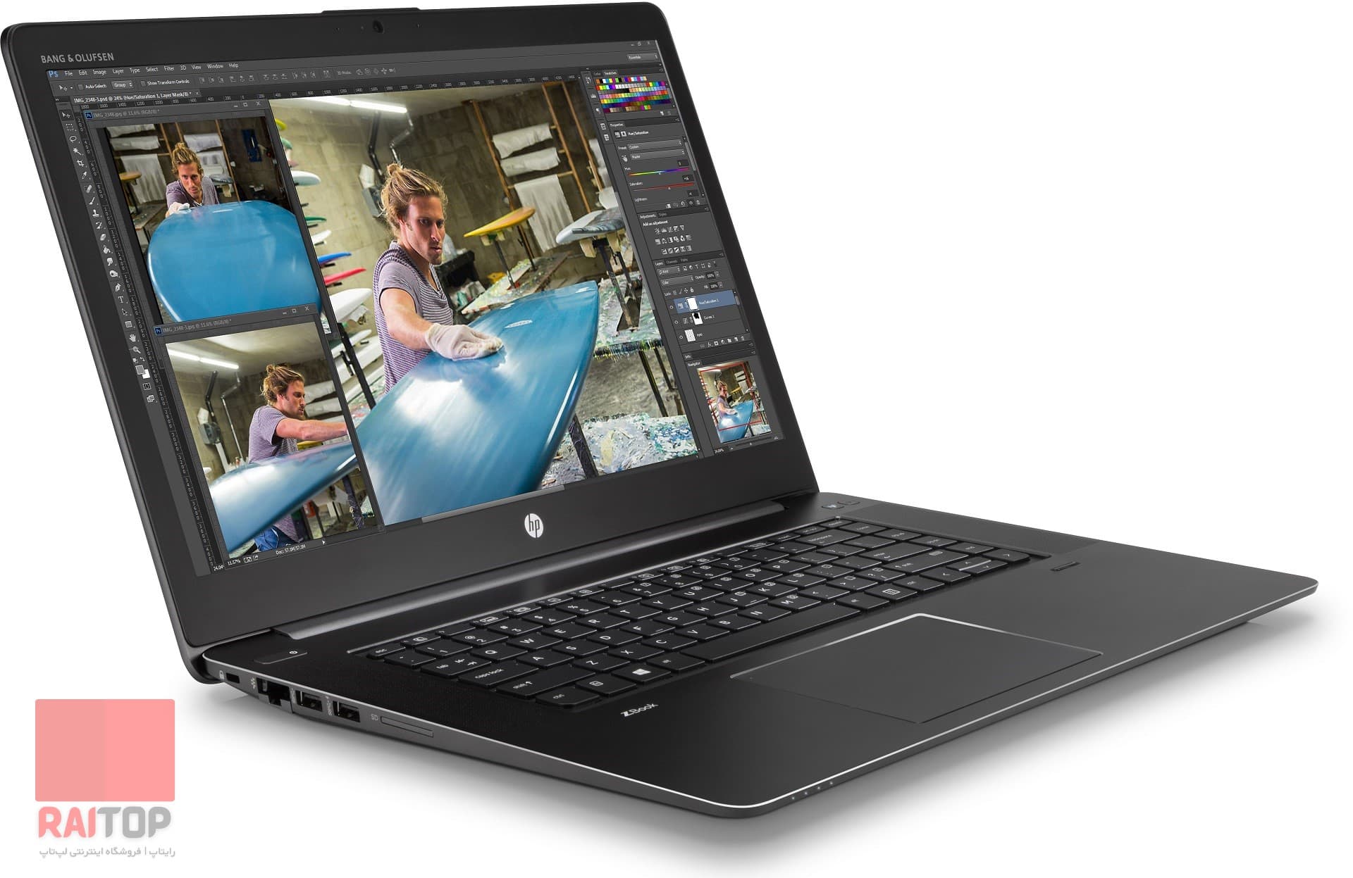 لپ تاپ استوک 15 اینچی HP مدل ZBook 15 Studio G3 Xeon — تصویر ۳