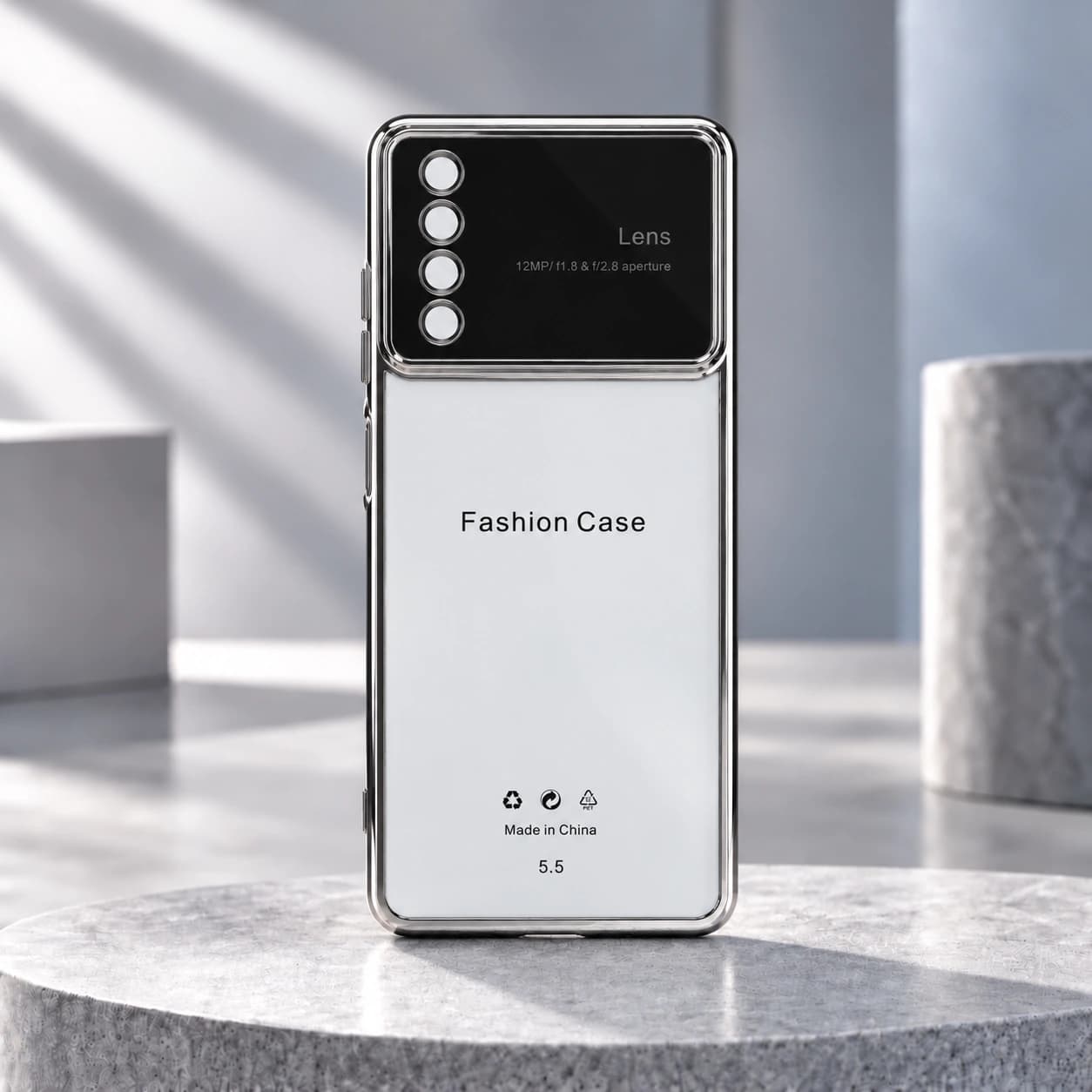 کاور مدل الکترو لنز شفاف مناسب برای گوشی موبایل سامسونگ Galaxy A50 — تصویر ۲