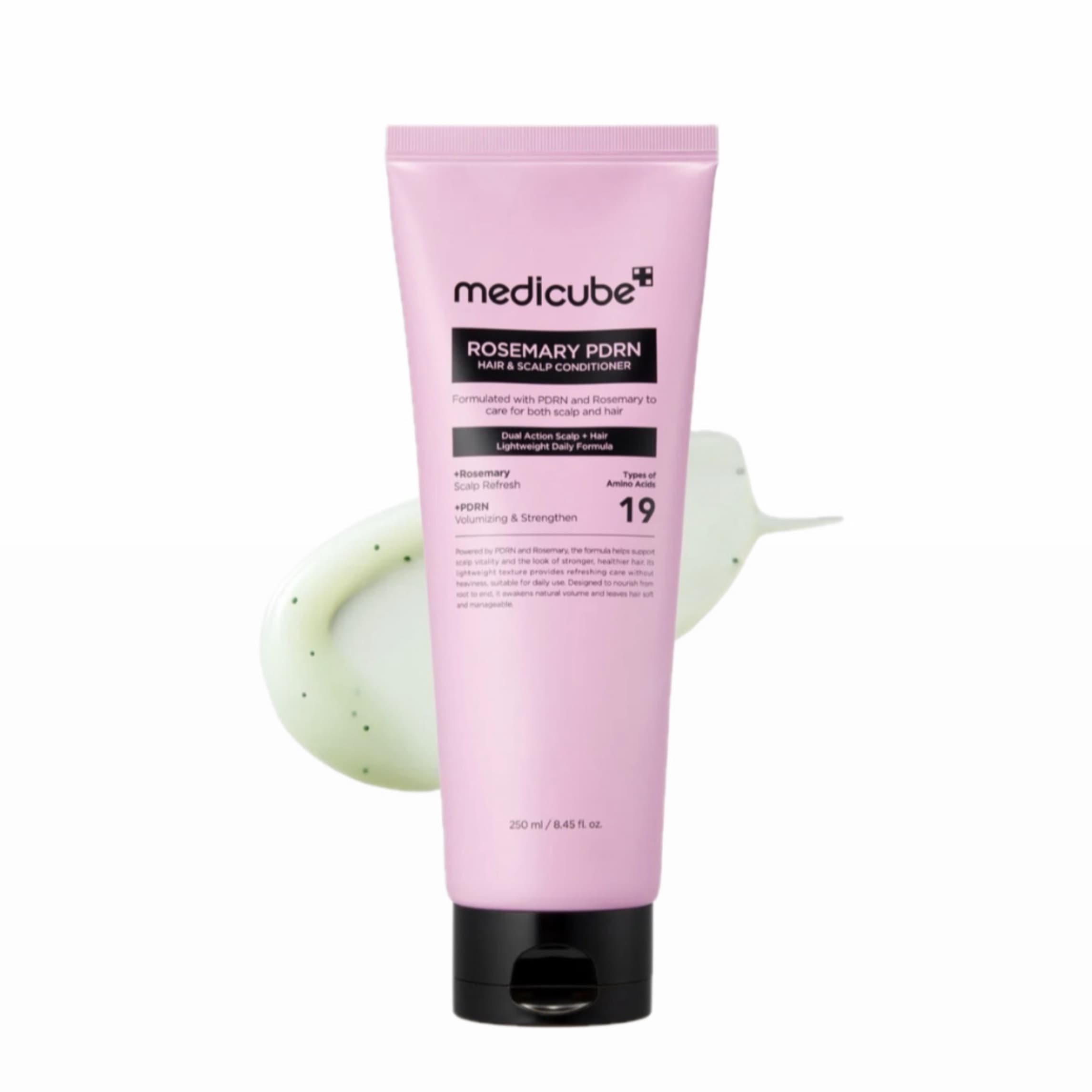 نرم کننده آبرسان و حجم دهنده مو مدی کیوب Medicube مدل Rosemary PDRN Hair & Scalp Conditioner