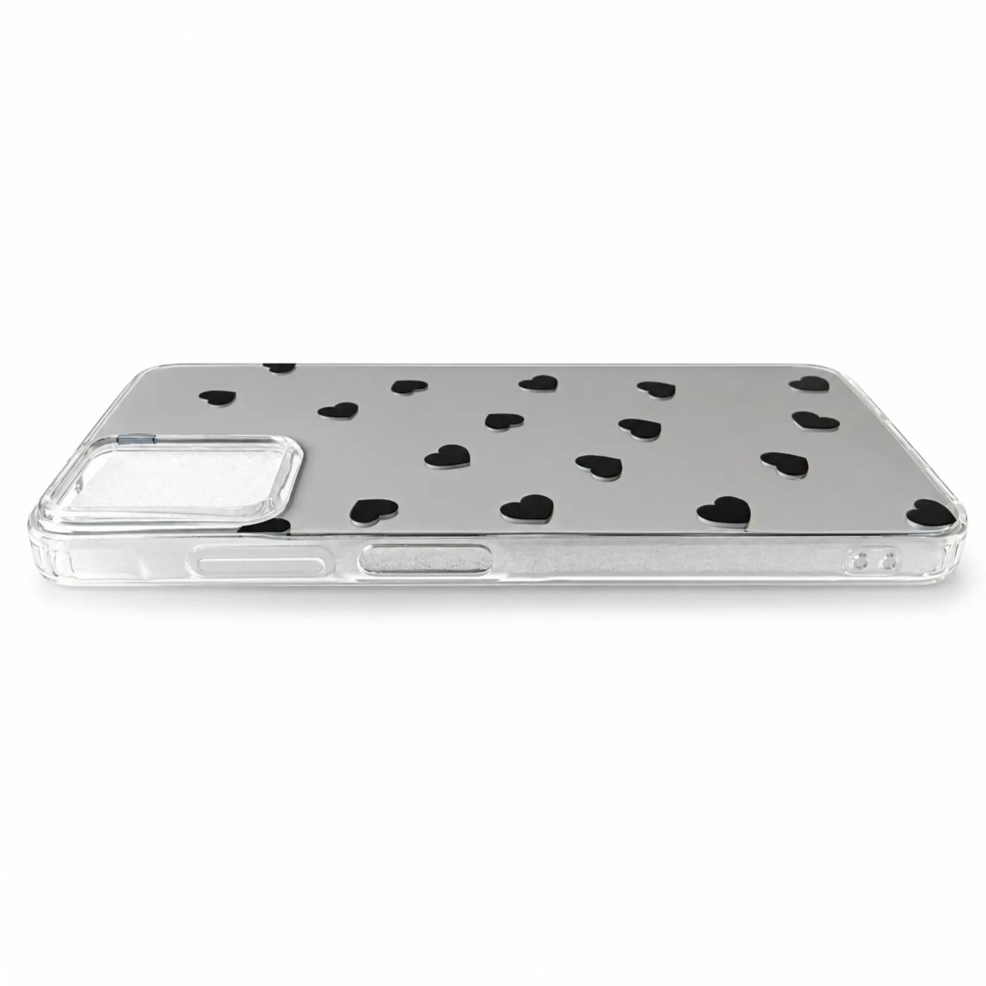 قاب IMD سامسونگ A06 4G طرح قلب مشکی — تصویر ۲