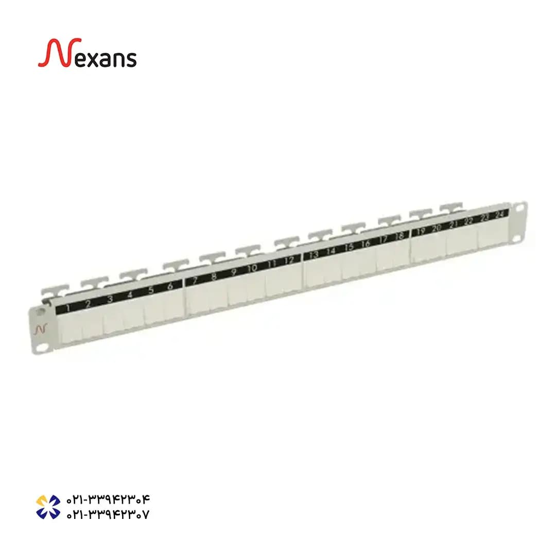 پچ پنل 24 پورت CAT6 UTP نگزنس UnLoaded