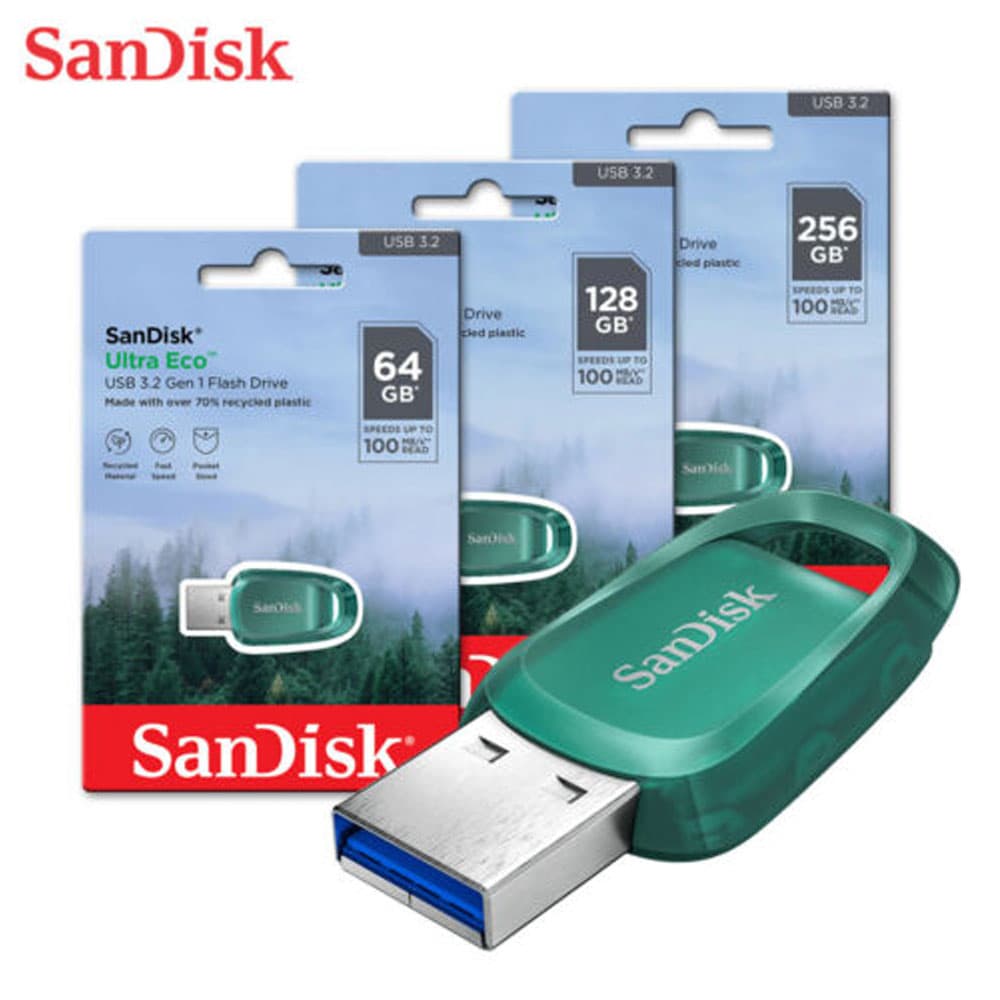 فلش ۶۴ گیگ سن دیسک Sandisk Ultra Eco USB3.2 — تصویر ۷