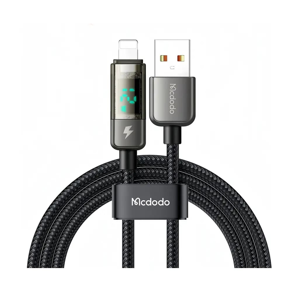 کابل آیفون قطع کن دار USB به لایتنینگ مک دودو Mcdodo CA-362 با نمایشگر