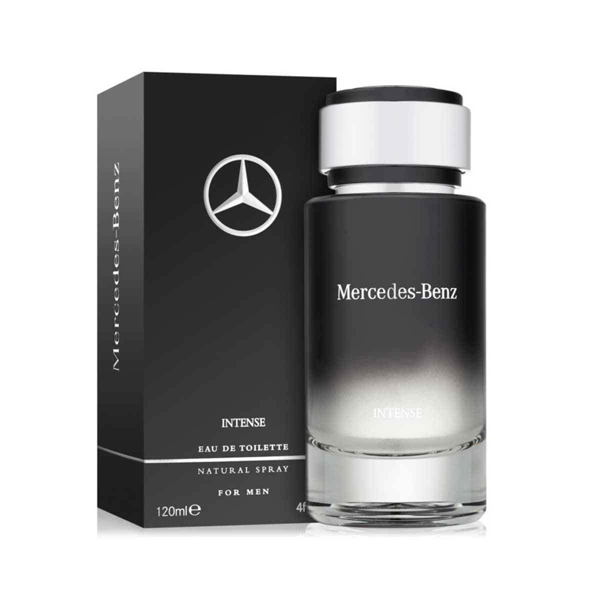 ادو تویلت مردانه مرسدس بنز مدل اینتنس Mercedes Benz Intense حجم ۱۲۰ میلی لیتر | Mercedes Benz Intense Eau De Toilette For Men 120 ml