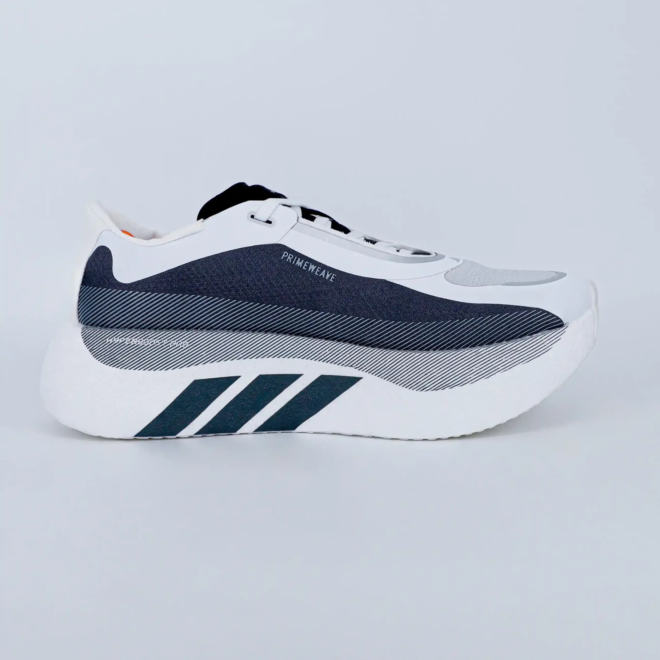 کتونی آدیداس هایپر بوست Adidas Hyperboost مردانه مسترکوالیتی سفید طوسی کد 2924 — تصویر ۳