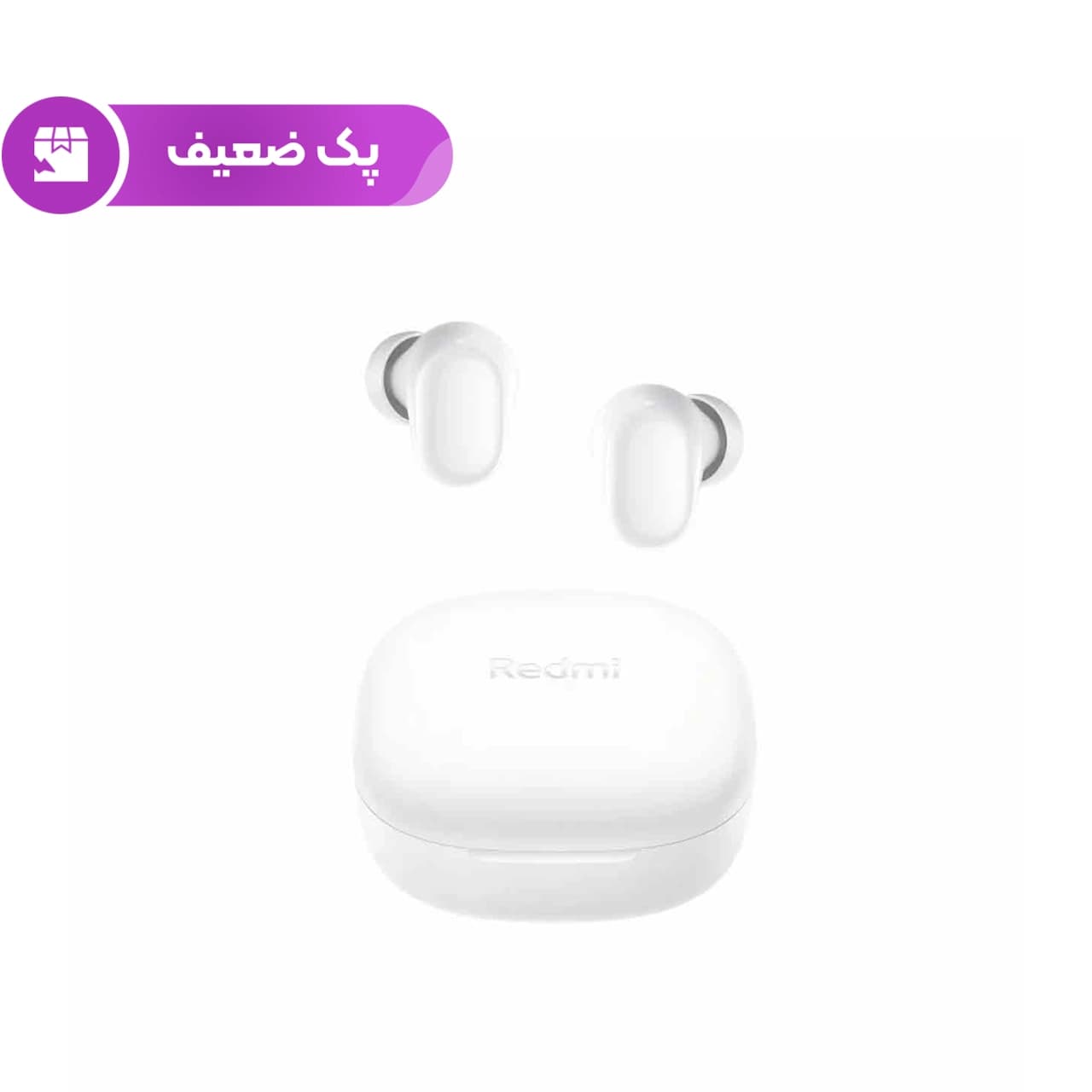 ایرفون بی سیم Xiaomi مدل Redmi Buds 6 Play – سفید (گارانتی شش ماهه ایویز) (پک ضعیف)