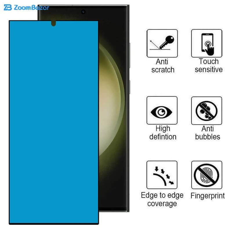 گلس بوف مدل Silicone مناسب برای گوشی موبایل سامسونگ Galaxy S23 Ultra / S22 Ultra 5G — تصویر ۷