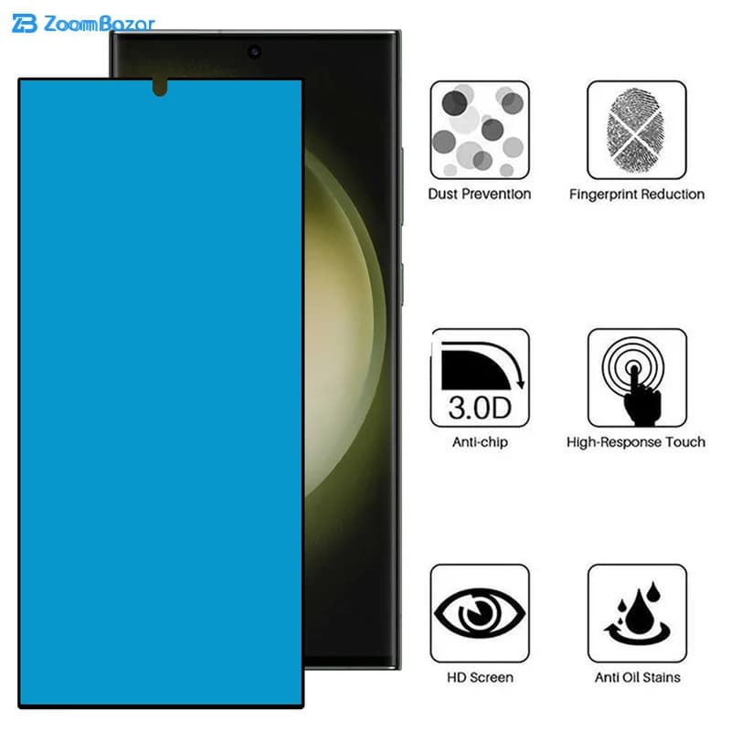 گلس بوف مدل Silicone مناسب برای گوشی موبایل سامسونگ Galaxy S23 Ultra / S22 Ultra 5G — تصویر ۳