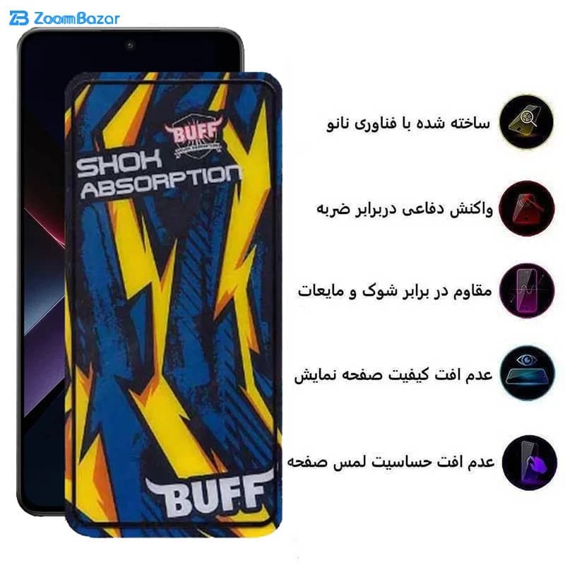 گلس بوف مدل Shock-Shock مناسب برای گوشی موبایل شیائومی Poco X7 Pro / Redmi Note 14 — تصویر ۴