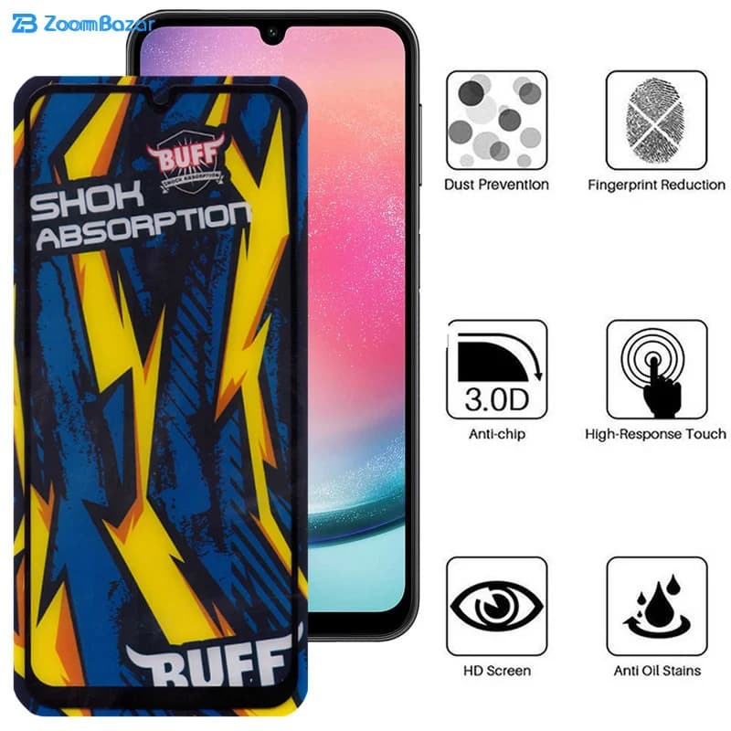 گلس بوف مدل Shock-Shock مناسب برای گوشی موبایل سامسونگ Galaxy A25 5G / A24 4G / A15 5G/4G — تصویر ۵