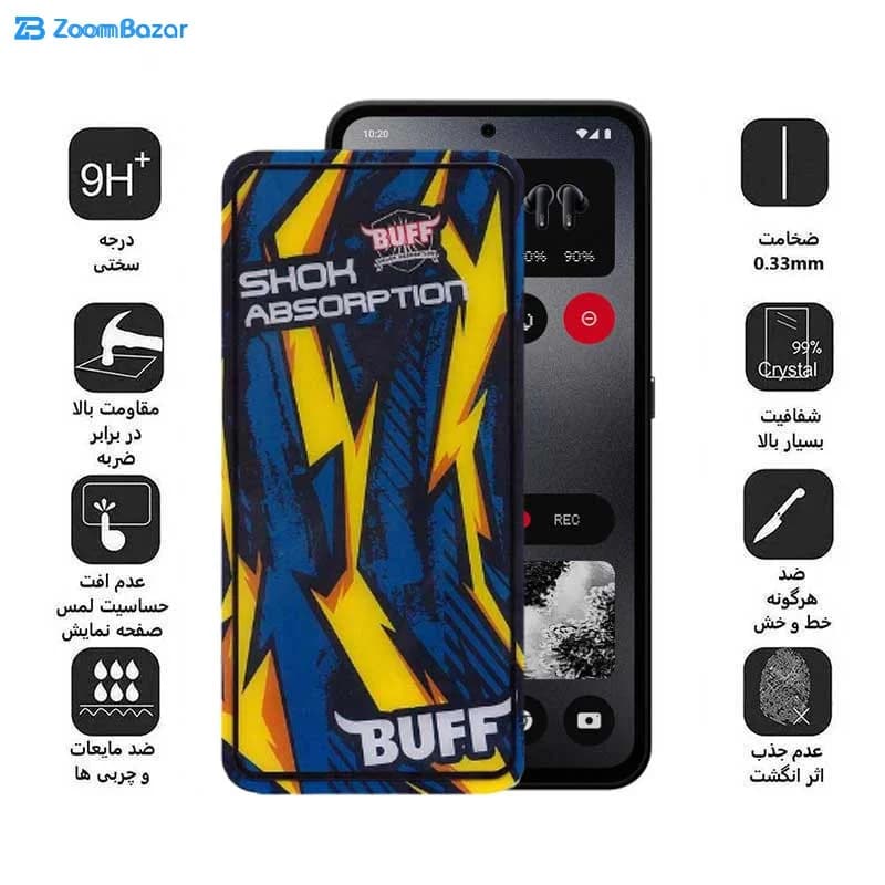 گلس بوف مدل Shock-Shock-G مناسب برای گوشی موبایل ناتینگ فون CMF 1 — تصویر ۷