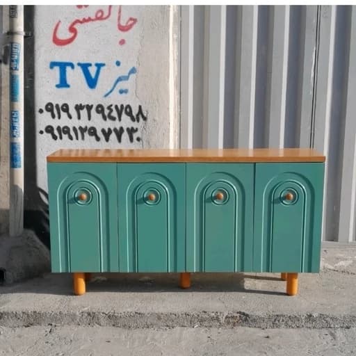 میزکنسول کلاسیک سبز پاستیلی کامنا مدل 13152199