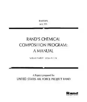 دانلود کتاب Rand s chemical composition program a manual