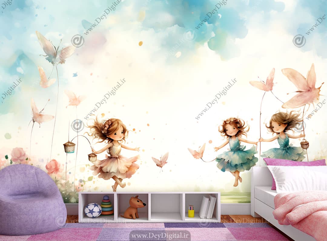 پوستر دیواری فانتزی دخترانه HQ-1638