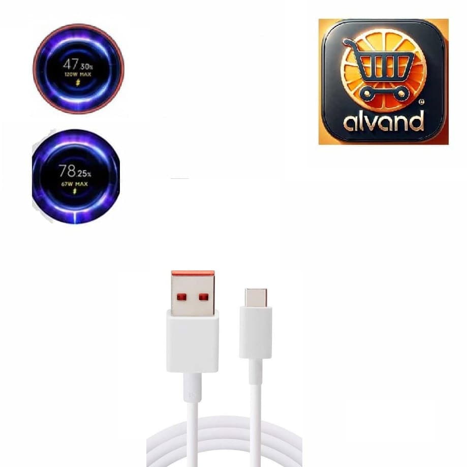 کابل اورجینال 6 آمپر هایپر شارژ 11 آی هایپر شارژ شیائومی / Xiaomi Original 11i HyperCharge 6A Hyper Charge Cable با گارانتی