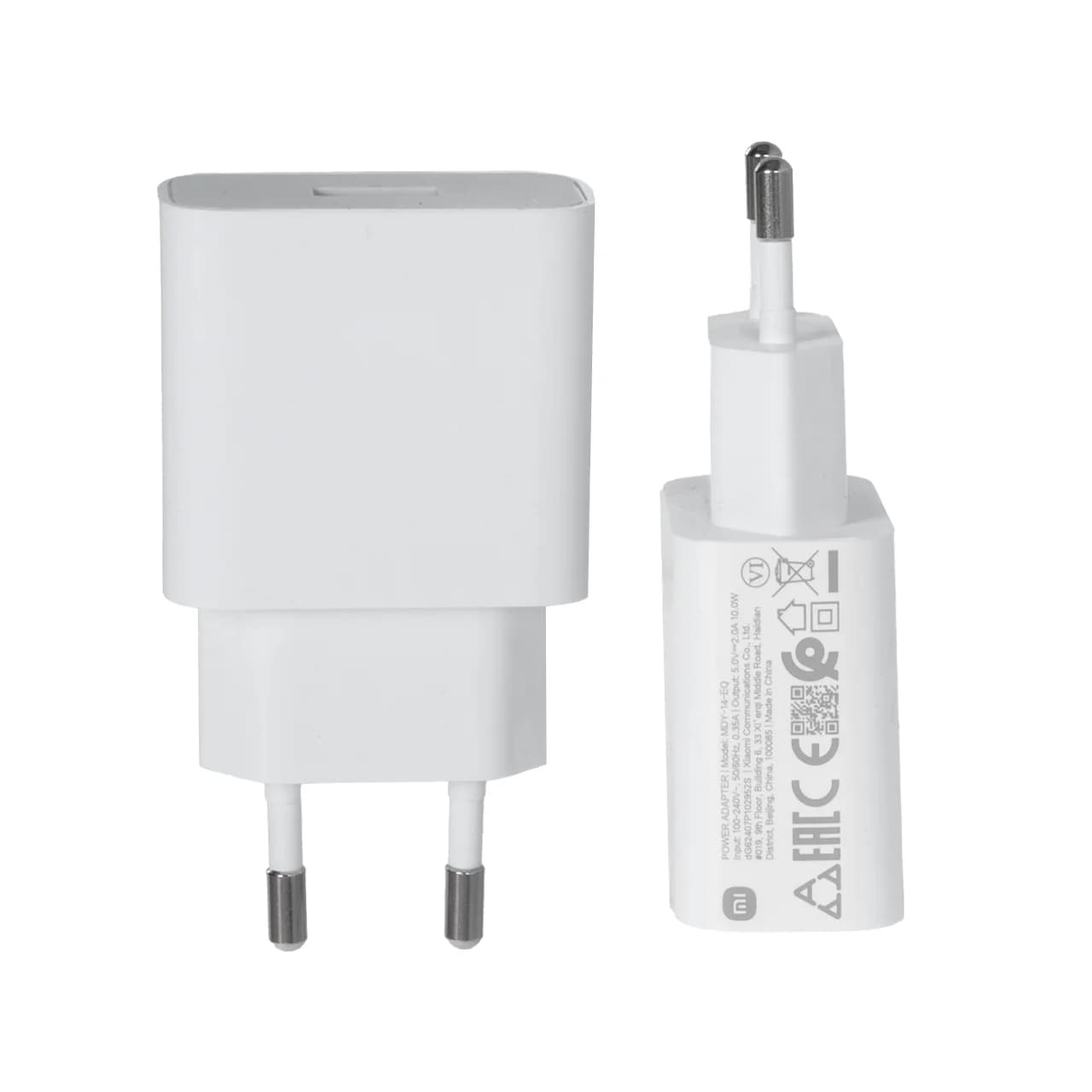شارژر دیواری دو پین تک پورت 10W Xiaomi مدل MDY-14-EQ – سفید – LY (گارانتی 6 ماهه شرکتی) — تصویر ۴