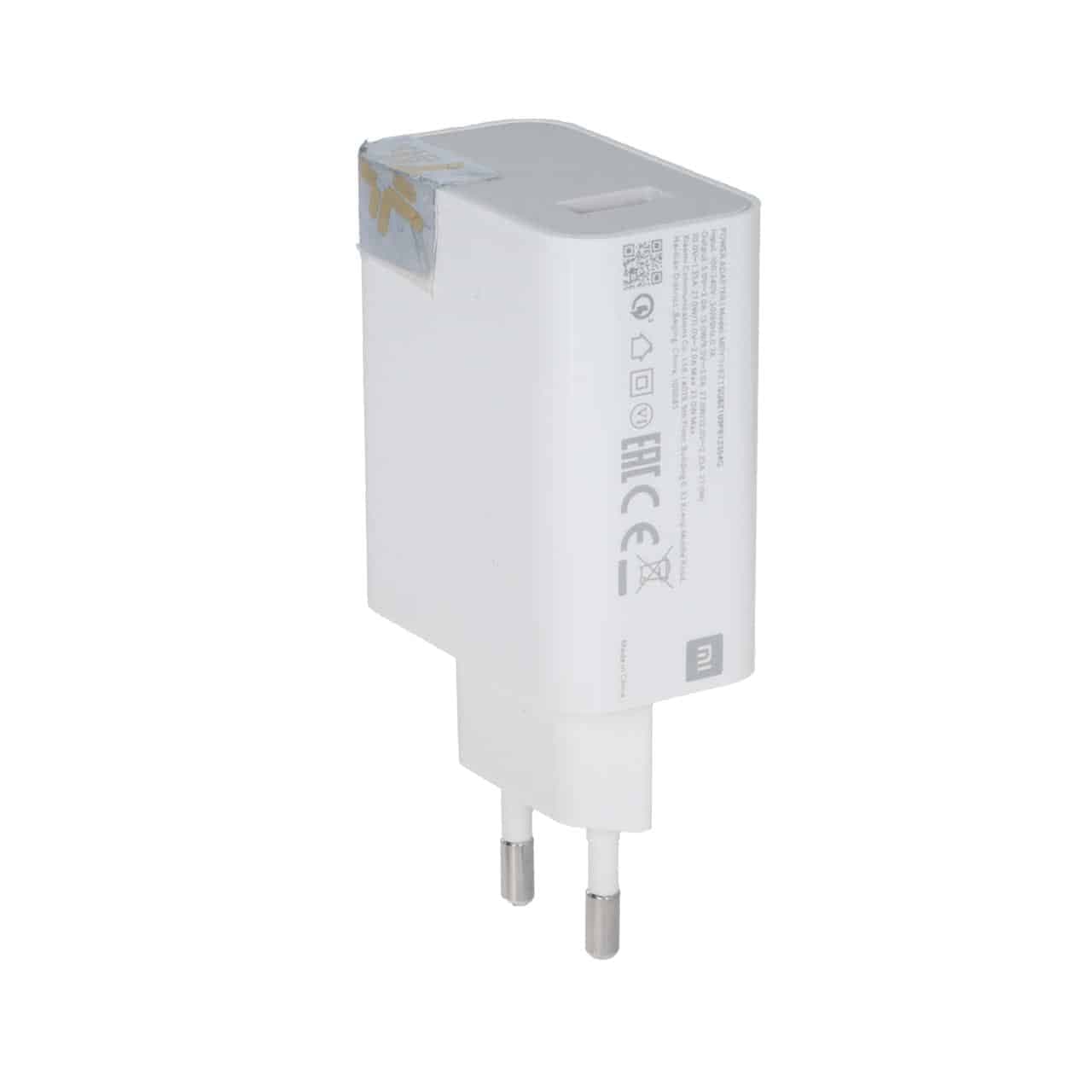 شارژر دیواری دو پین تک پورت Xiaomi مدل MDY-11-EZ – سفید – LY (گارانتی 6 ماهه شرکتی) — تصویر ۳