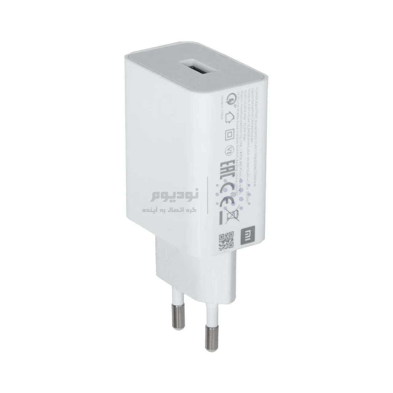 شارژر دیواری دو پین فست تک پورت 22.5W Xiaomi مدل MDY-11-EP – سفید – LY (گارانتی 6 ماهه شرکتی) — تصویر ۵