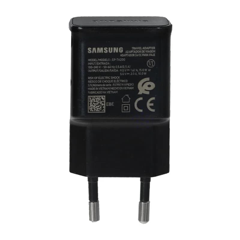 شارژر دیواری دو پین فست تک پورت 15W Samsung مدل EP-TA200 – سفید – LY (گارانتی 6 ماهه شرکتی) — تصویر ۱۱