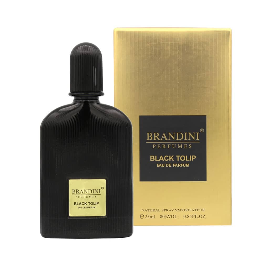 عطر جیبی برندینی مدل Black tolip حجم 25 میلی لیتر