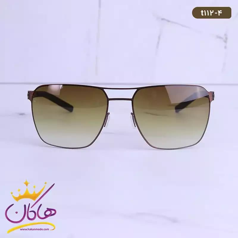 عینک آفتابی مردانه آیس برلین قهوه‌ ای T112 brown