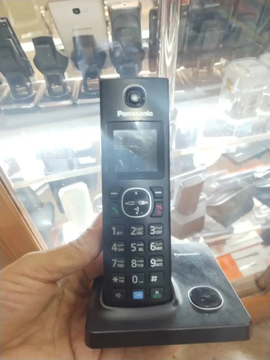 تلفن بی‌سیم پاناسونیک مدل KX-TG7851UE رنگی فارسی استوک دبی لوازم نو بدون کارتن