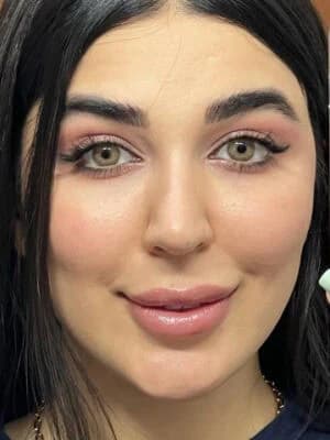 لنز رنگی لابلا مدل شنل براون (Labella Shenel Brown) — تصویر ۶