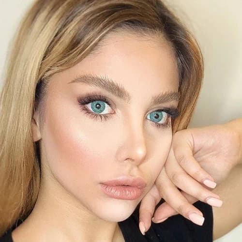 لنز رنگی لابلا مدل شنل گرین (Labella Shenel Green)