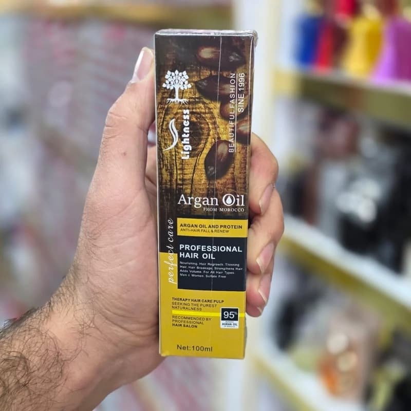 روغن آرگان لایتنس 100میل اسلواکی هولوگرام دار