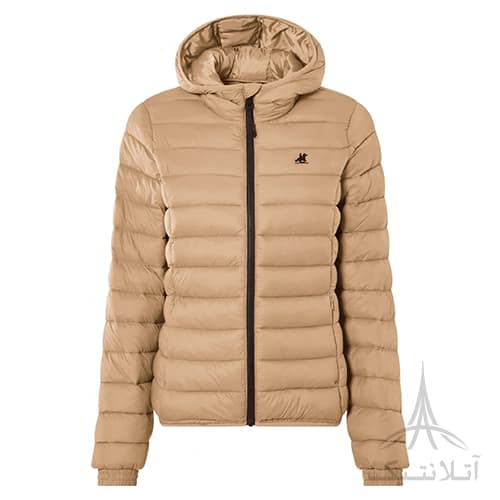 کاپشن زنانه لایت برند اسمارا Esmara آلمان همکاری با پولو Polo اورجینال وارداتی ضدباد و ضدآب نسکافه ای