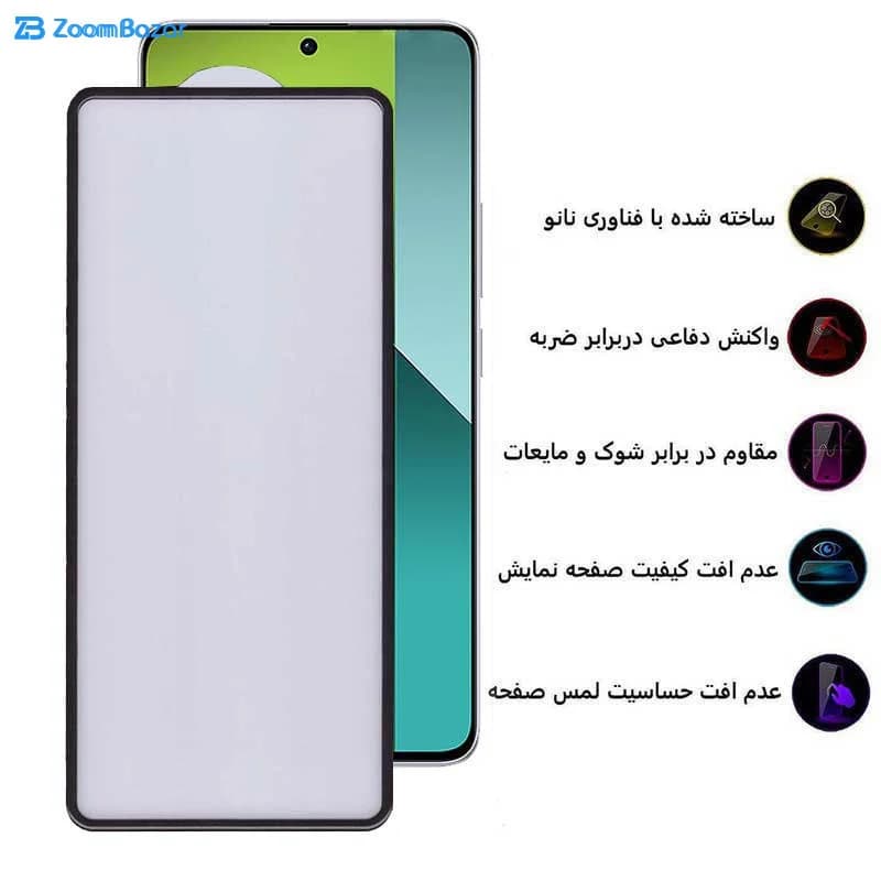 گلس بوف مدل New AirBag-G مناسب برای گوشی موبایل شیائومی Redmi Note 13 4G / 5G / Note 13 Pro 4G / 5G / Note 13R Pro — تصویر ۶