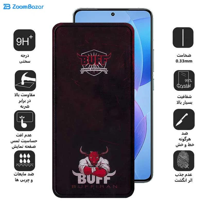 گلس بوف مدل Muscle-Bull مناسب برای گوشی موبایل شیائومی Redmi K70 / K70 Pro / K70E — تصویر ۵
