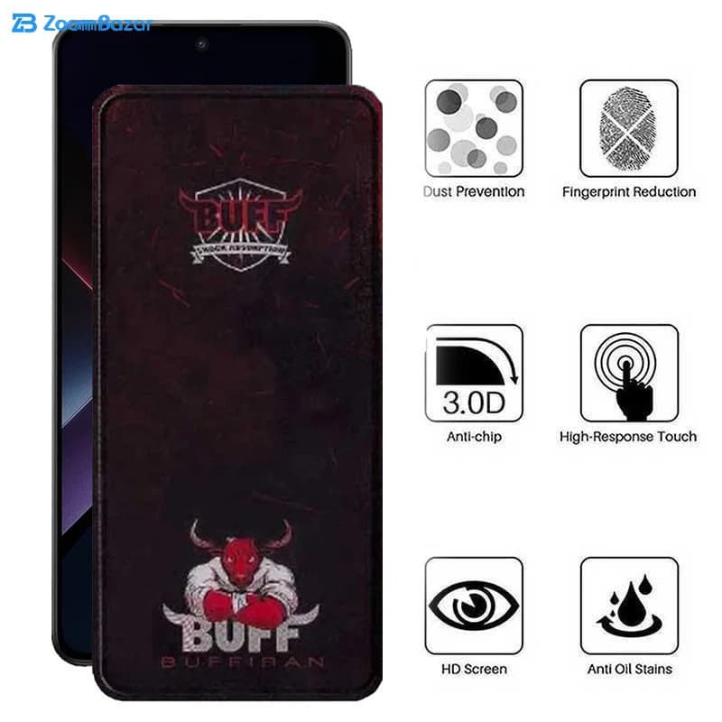 گلس بوف مدل Muscle-Bull مناسب برای گوشی موبایل شیائومی Poco X7 Pro / Redmi Note 14 — تصویر ۷