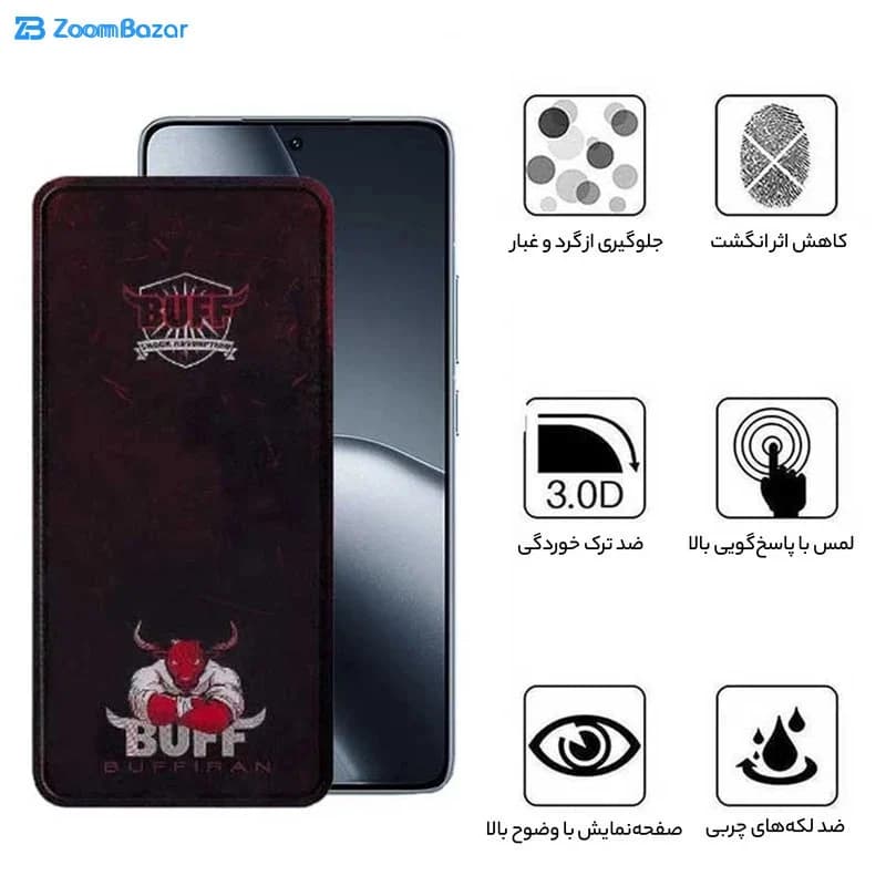 گلس بوف مدل Muscle-Bull مناسب برای گوشی موبایل شیائومی Poco F7 Ultra / Poco F7 Pro /Xiaomi 15s Pro — تصویر ۶