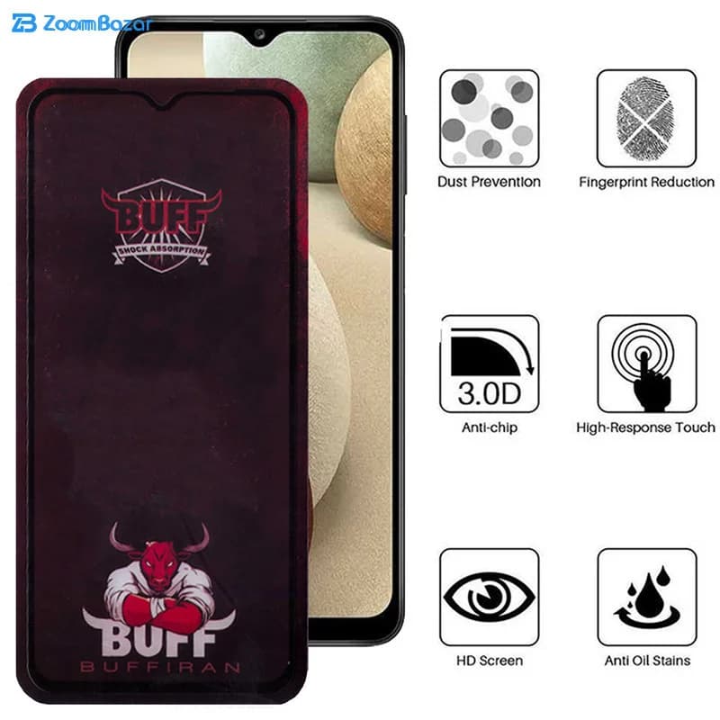 گلس بوف مدل Muscle-Bull مناسب برای گوشی موبایل سامسونگ Galaxy A12 / A32 5G / M12 / M32 5G / F12 — تصویر ۵