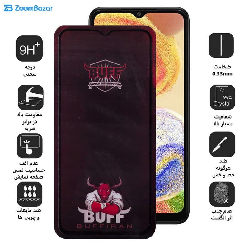 گلس بوف مدل Muscle-Bull مناسب برای گوشی موبایل سامسونگ Galaxy A04 /A04s /A04e /M04 — تصویر ۵