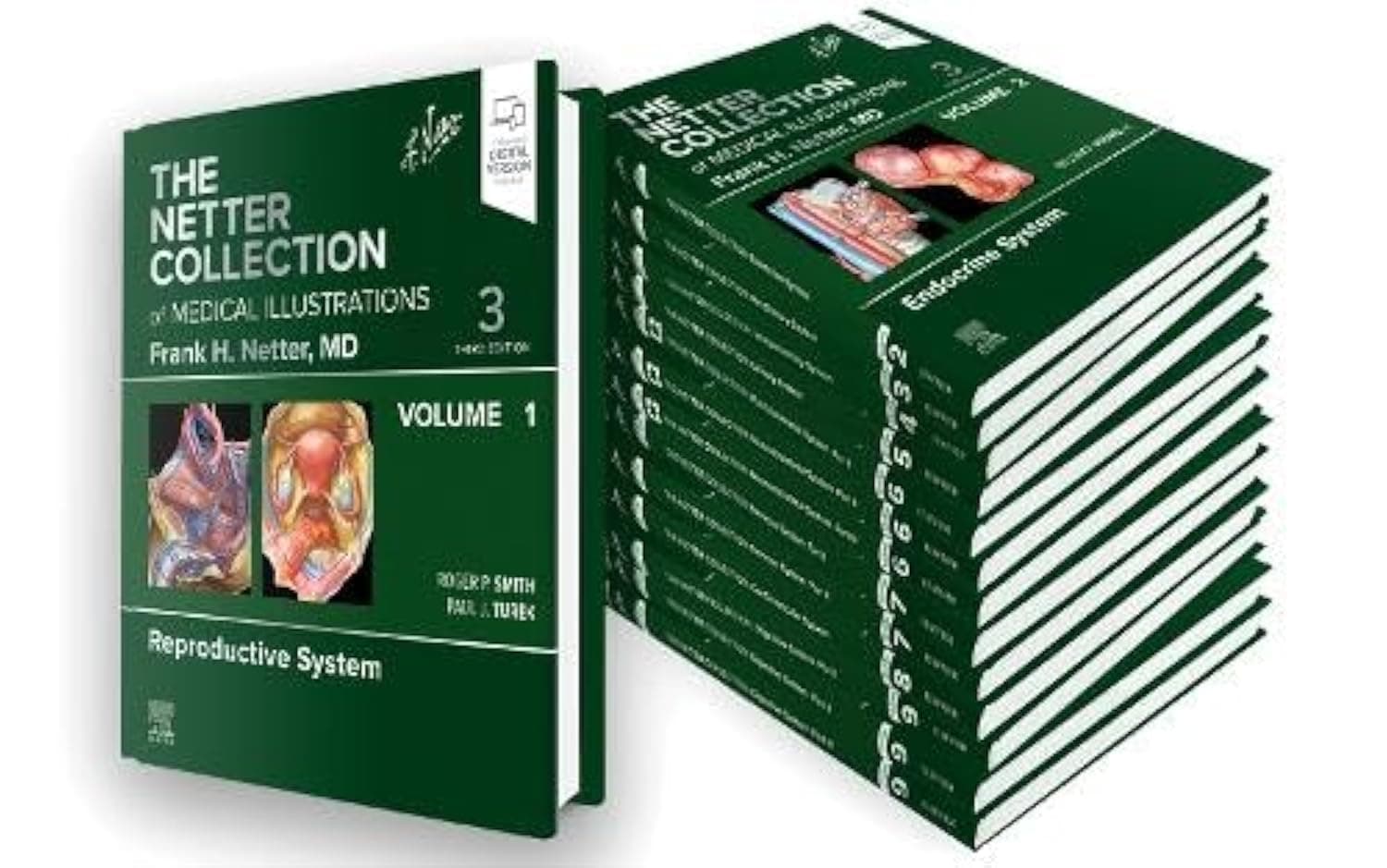 دانلود مجموعه کتاب اطلس مصور پزشکی نتر | The Netter Collection of Medical Illustrations Complete Package (Netter Green Book Collection)