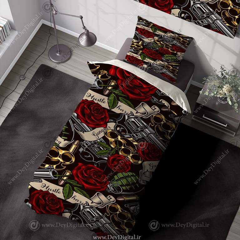 روتختی سه بعدی پسرانه طرح اسپرت PK-5681