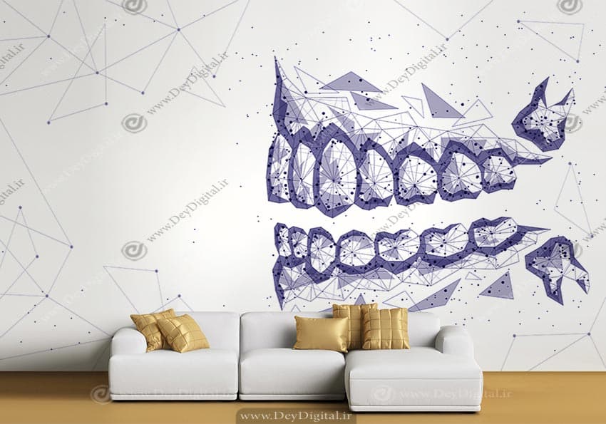 کاغذ دیواری سه بعدی دندانپزشکی BA-6676