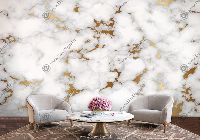 کاغذ دیواری سه بعدی مدل سنگ مرمر BA-7421