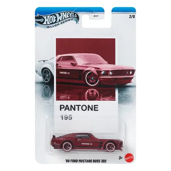 ماشین هات ویلز فورد موستانگ باس 302 مدل 1969 سری Pantone کد JKY48