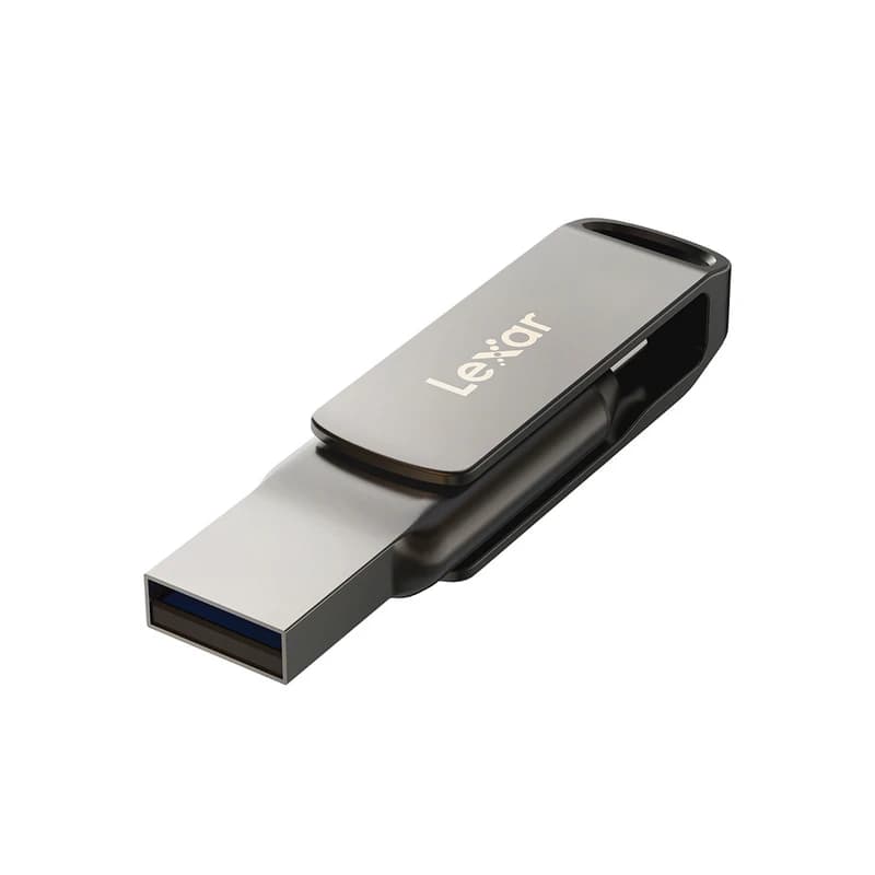 فلش مموری لکسار مدل Dual Drive D400 ظرفیت 128 گیگابایت