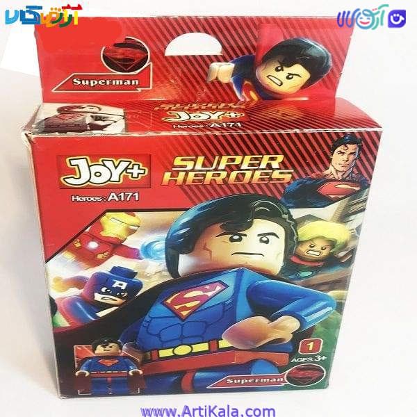 آدمک لگویی غول پیکر سوپر من مدل JOY A171