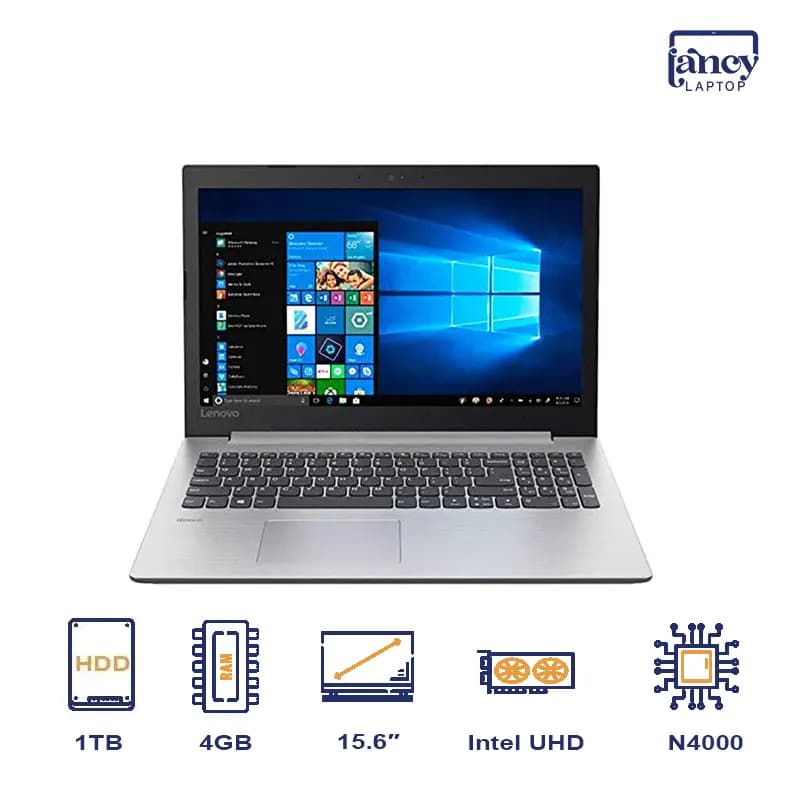 لپ تاپ استوک 15.6 اینچی لنوو IdeaPad 330 Intel Celeron N4000 4GB DDR4 1TB HDD Intel UHD Graphics Full HD