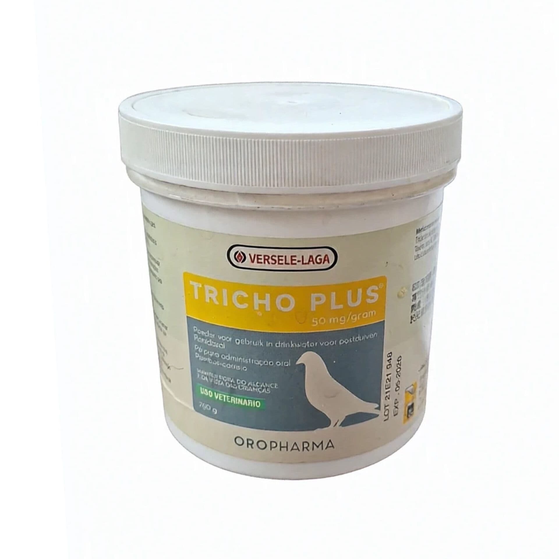 پودر تریکو پلاس ورسلاگا (Tricho Plus)؛ درمان تریکومونیازیس و کَنکر پرندگان-10گرم