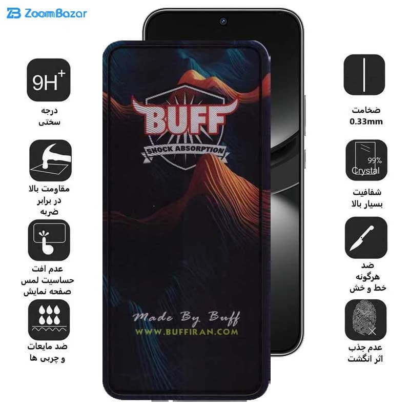 گلس بوف مدل Mountain مناسب برای گوشی موبایل هوآوی nova 12/nova 12 Lite/nova 11 SE/nova 10 SE/nova 9 SE 5G/nova 9 SE — تصویر ۵